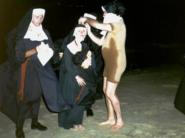 Black Veiling Of Sister Nina