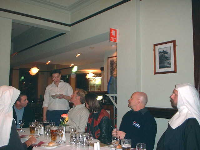 Dinner At Town Hall Hotel Newtown 9 July 2002