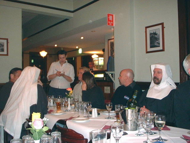 Dinner At Town Hall Hotel Newtown 9 July 2002