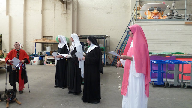 Mardi Gras Workshop Blessing 12/12/2015