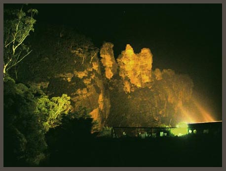 THE THREE SISTERS at NIGHT